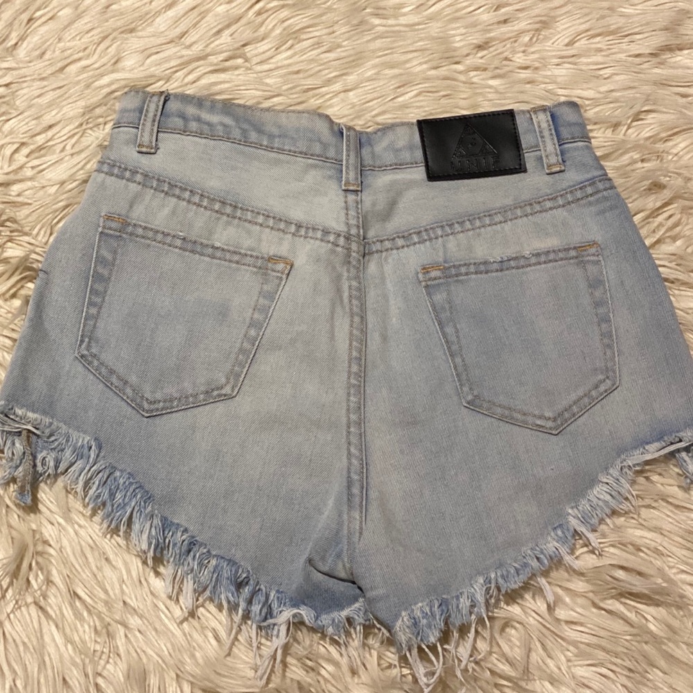 SOLD STORE UNIF high waist denim shorts - Picture 5 of 6